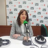 Blanca Fernández en los estudios de Onda Cero Ciudad Real Blanca Fernández en los estudios de Onda Cero Ciudad Real