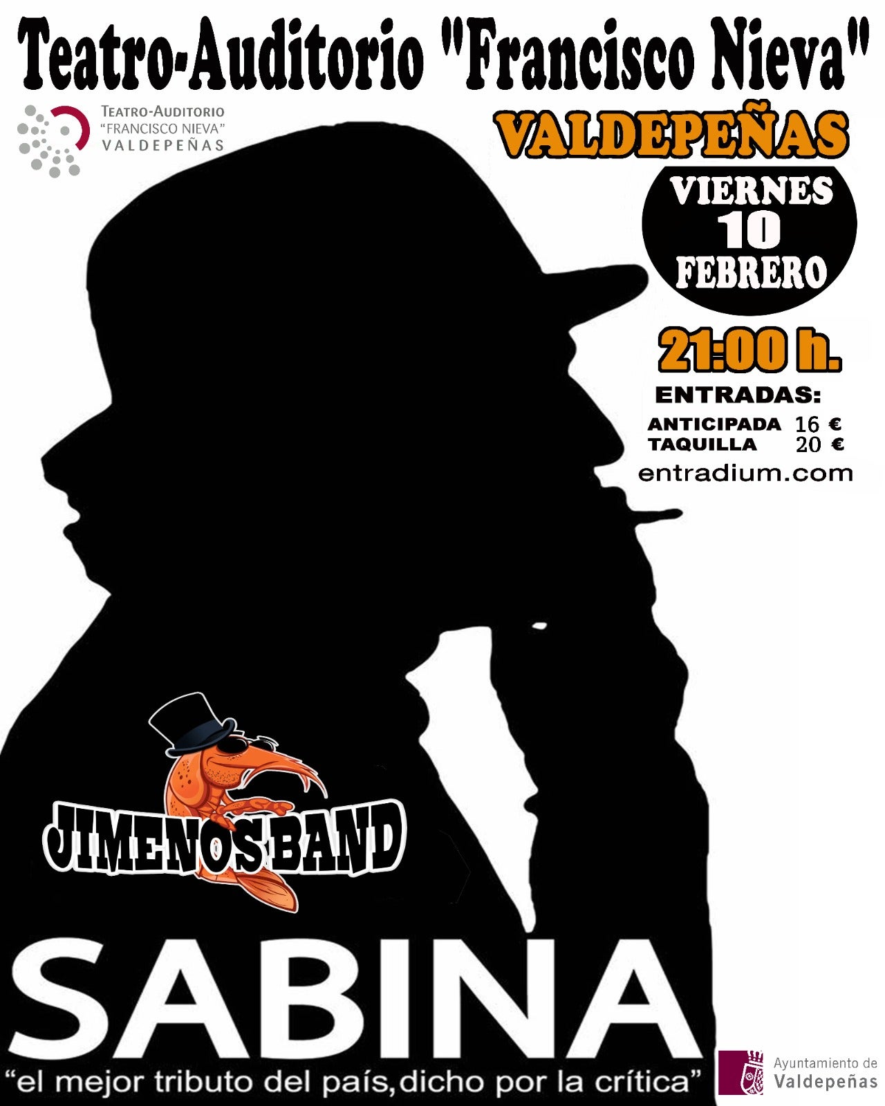 El mejor tributo a Sabina, esta noche en Valdepeñas El mejor tributo a Sabina, esta noche en Valdepeñas