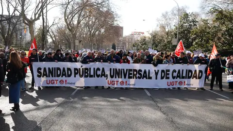 Manifestación a favor de la sanidad pública en Madrid Madrid se levanta por la sanidad pública: estas son las reivindicaciones de los manifestantes