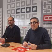 José Manuel Muñoz y Paco de la Rosa durante la rueda de prensa en Ciudad Real