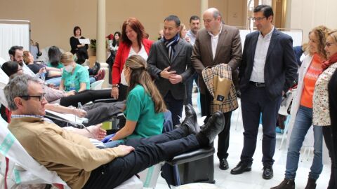 Maratón de donación de sangre en el Palacio Provincial de Ciudad Real