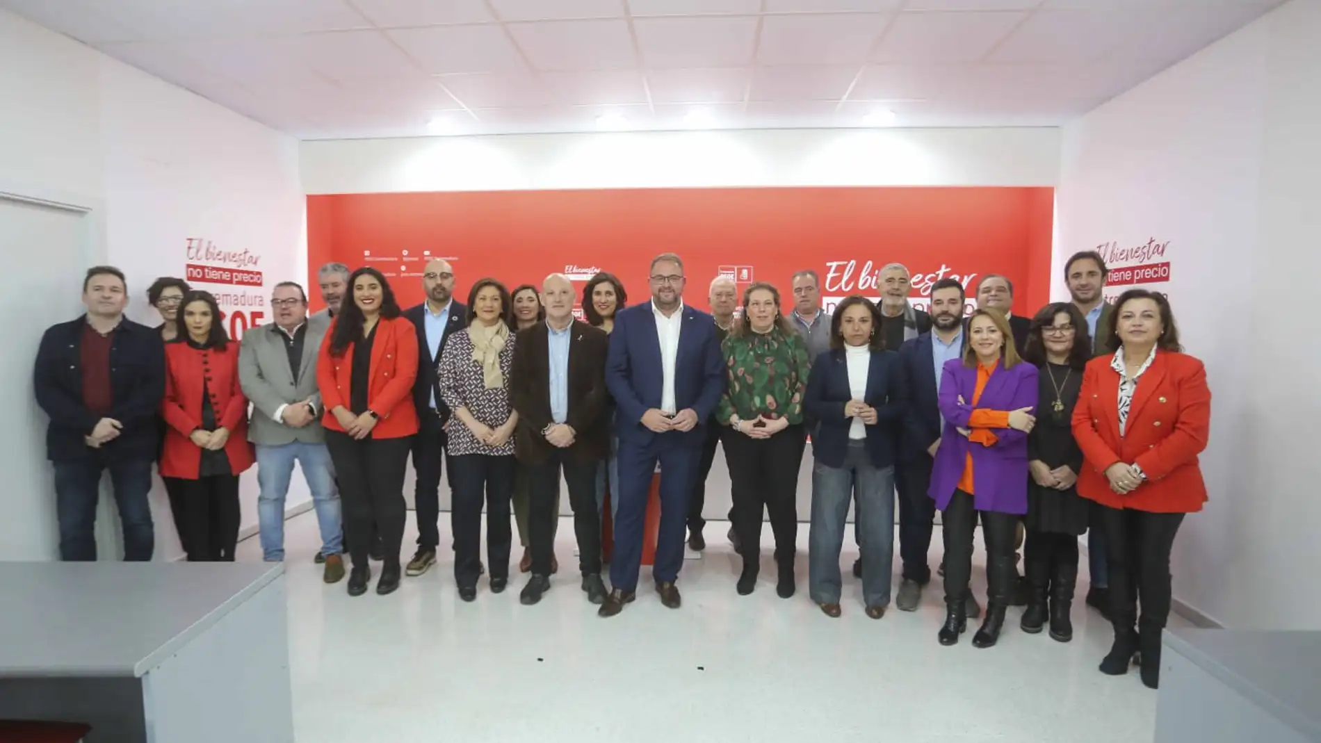 El PSOE de Mérida ya tiene su lista de candidatos para las elecciones de mayo 