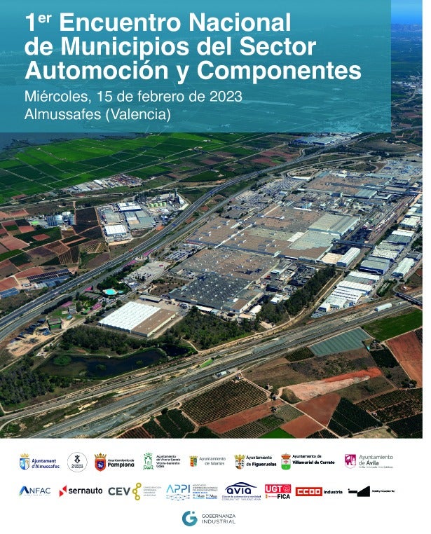 Almussafes acoge hoy el Primer Encuentro Nacional de Municipios del Sector de la Automoción y Componentes Almussafes acoge hoy el Primer Encuentro Nacional de Municipios del Sector de la Automoción y Componentes
