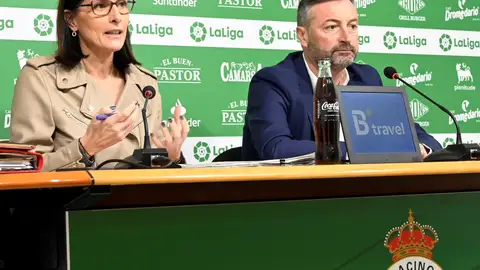 Gema Igual y Alfredo Pérez - Racing Santander Gema Igual y Alfredo Pérez - Racing Santander