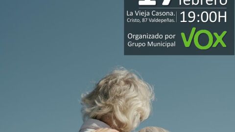 Cartel de la charla que impartir&aacute; Antonio Hidalgo, presidente provincial de AJYPE