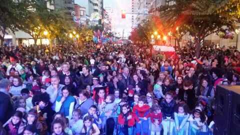 Fiesta infantil el &#39;Sábado Ramblero&#39; de Alicante 