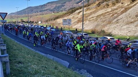 Marcha ciclista en Gaintxurizketa