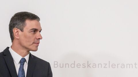 El presidente Pedro Sánchez durante la visita a Austria para reunirse con el canciller federal de la República austriaca