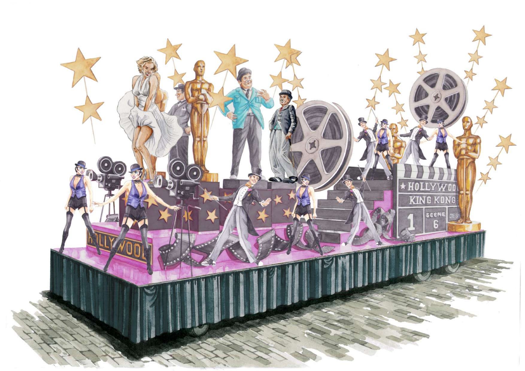 La Cabalgata Magna del Carnaval de Cádiz contará con nueve carrozas La Cabalgata Magna del Carnaval de Cádiz contará con nueve carrozas