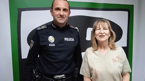 El jefe de la Policía local de Teruel en la Pasarela El jefe de la Policía local de Teruel en la Pasarela