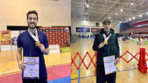 Hugo Arillo y Raúl Martínez, campeones de España de taekwondo Hugo Arillo y Raúl Martínez, campeones de España de taekwondo