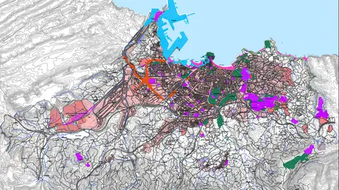 Concejo de Gijón Mapa de Gijón