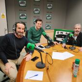 Ricardo Cabezas, Alejandro Vélez y Francisco Javier Gutiérrez, en la tertulia de portavoces