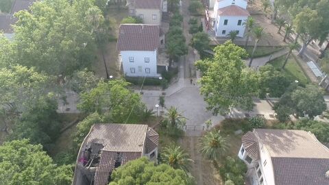 Vista aérea del espacio de La Gerencia, en El Puerto de Sagunto