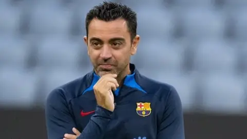 Xavi Hernandez, entrenador del FC Barcelona Xavi Hernandez, entrenador del FC Barcelona