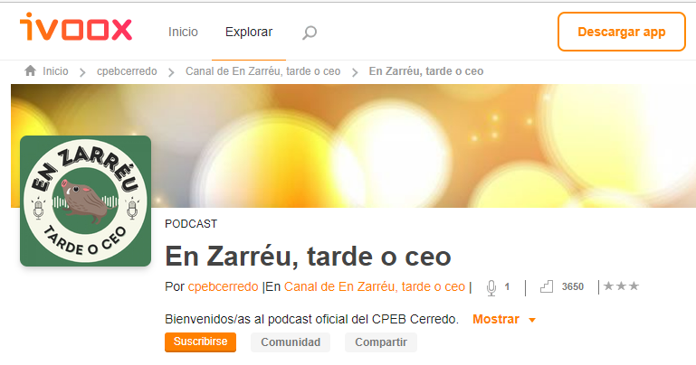 El CPEB Cerredo retoma la actividad radiofónica El CPEB Cerredo retoma la actividad radiofónica