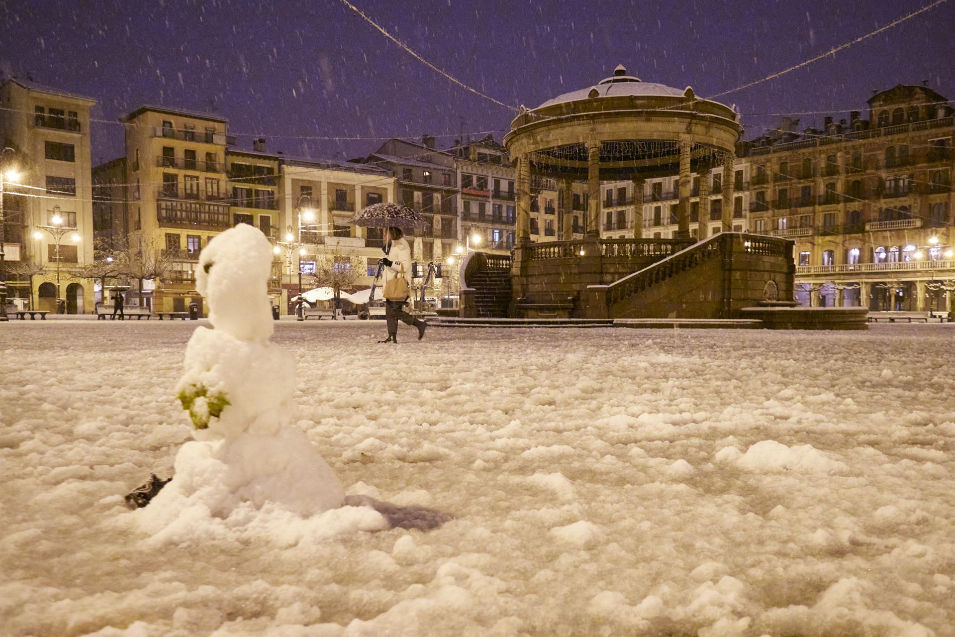 La zona centro de Navarra estará este jueves en aviso naranja por nevadas La zona centro de Navarra estará este jueves en aviso naranja por nevadas