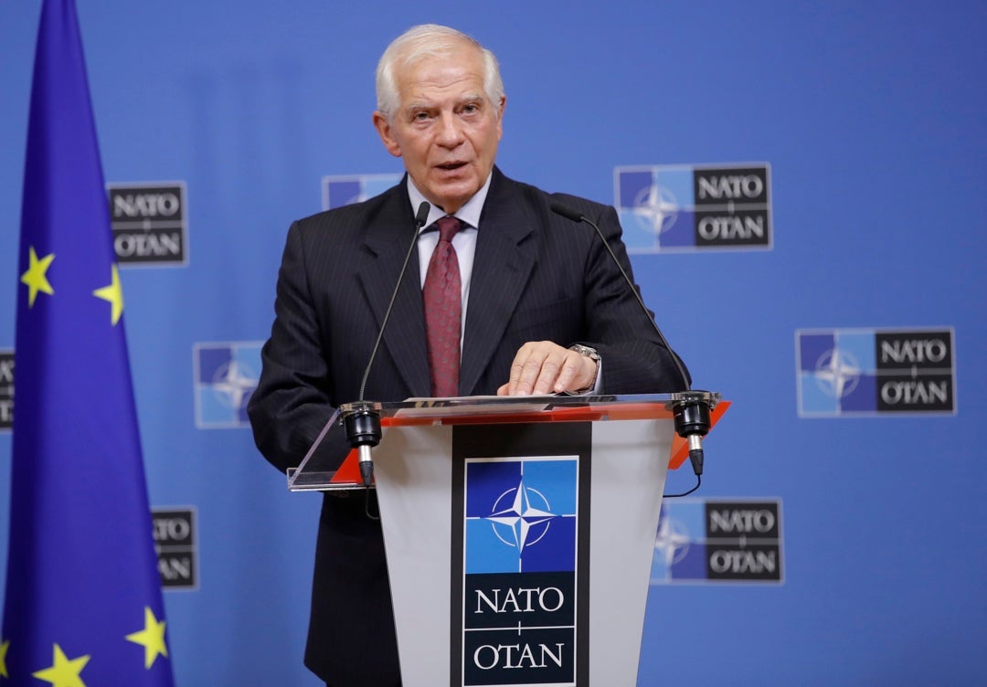 Josep Borrell: "No es excluyente armar a Ucrania con buscar la paz" Josep Borrell: "No es excluyente armar a Ucrania con buscar la paz"