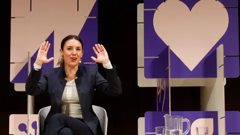 La ministra de Igualdad, Irene Montero, durante el Encuentro Internacional Feminista Irene Montero lamenta que se niegue el poder a mujeres: "El feminismo es el principal impulso democrático"