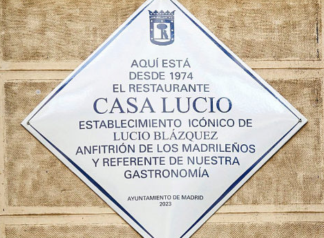 La trayectoria del restaurante Casa Lucio La trayectoria del restaurante Casa Lucio