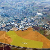 Zona ampliación 1ª fase polígono industrial Sepes en Manzanares