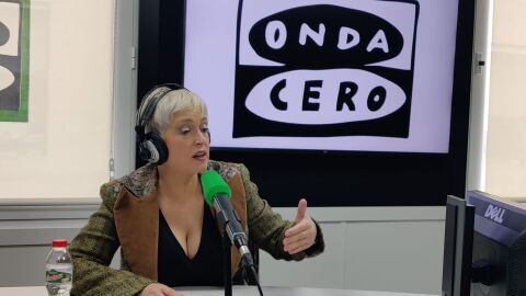 Anna Grau durant l'entrevista a Onda Cero