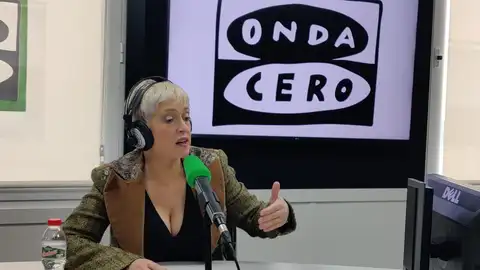 Anna Grau durant l'entrevista a Onda Cero Anna Grau durant l'entrevista a Onda Cero