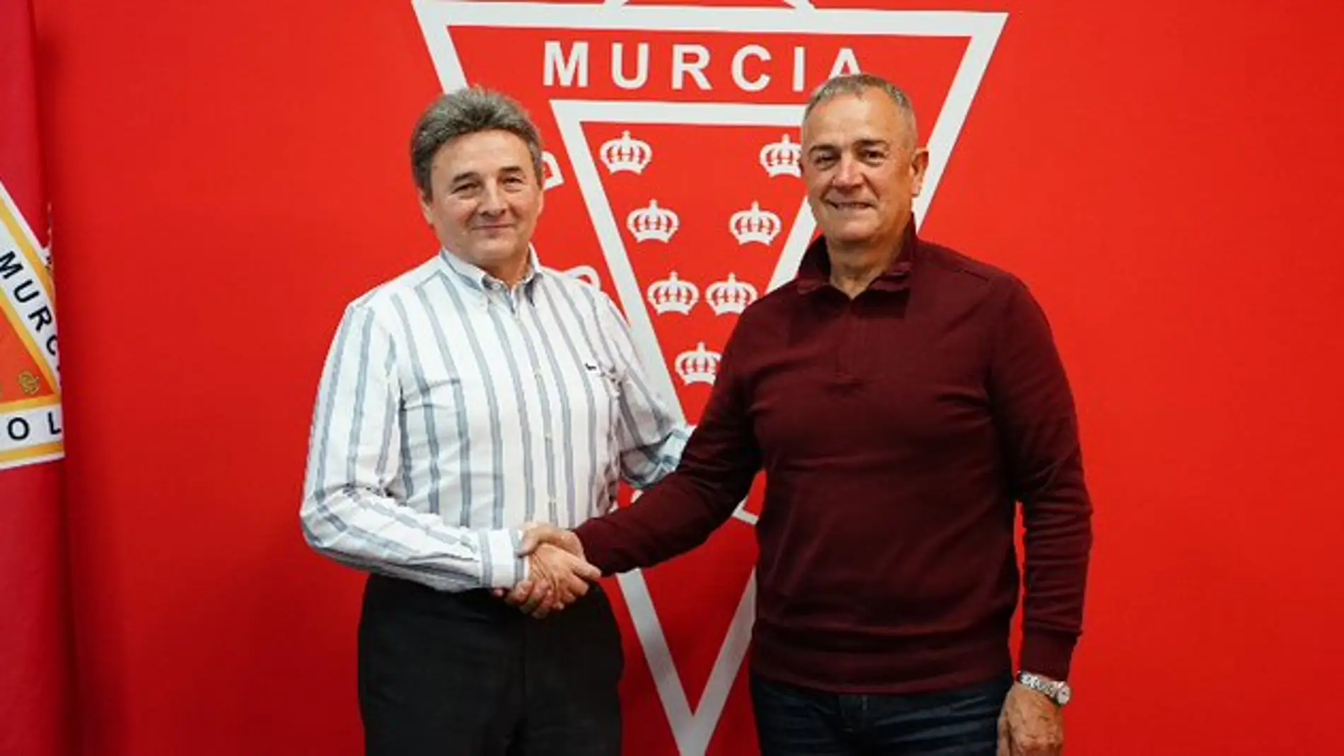 Agustín Ramos y Felipe Moreno firman un acuerdo por el Real Murcia