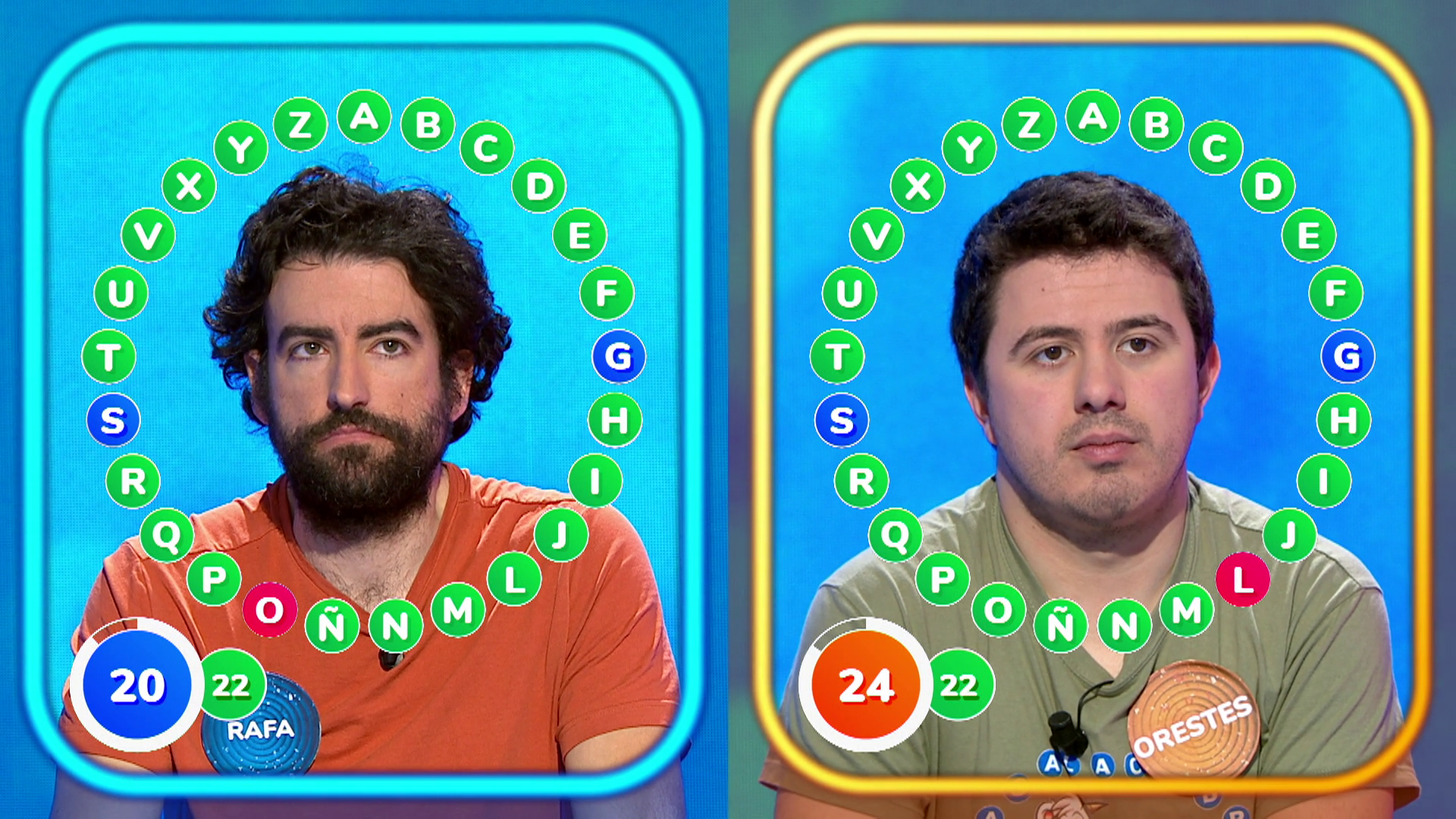 'Pasapalabra' entregará el mayor bote de su historia: ¿Se lo llevará Orestes o Rafa? 'Pasapalabra' entregará el mayor bote de su historia: ¿Se lo llevará Orestes o Rafa?