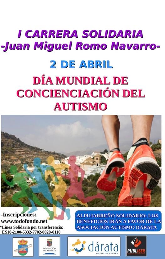 La I Carrera en Felix por el Día Mundial del Autismo reconoce el papel de los voluntarios en este trastorno La I Carrera en Felix por el Día Mundial del Autismo reconoce el papel de los voluntarios en este trastorno