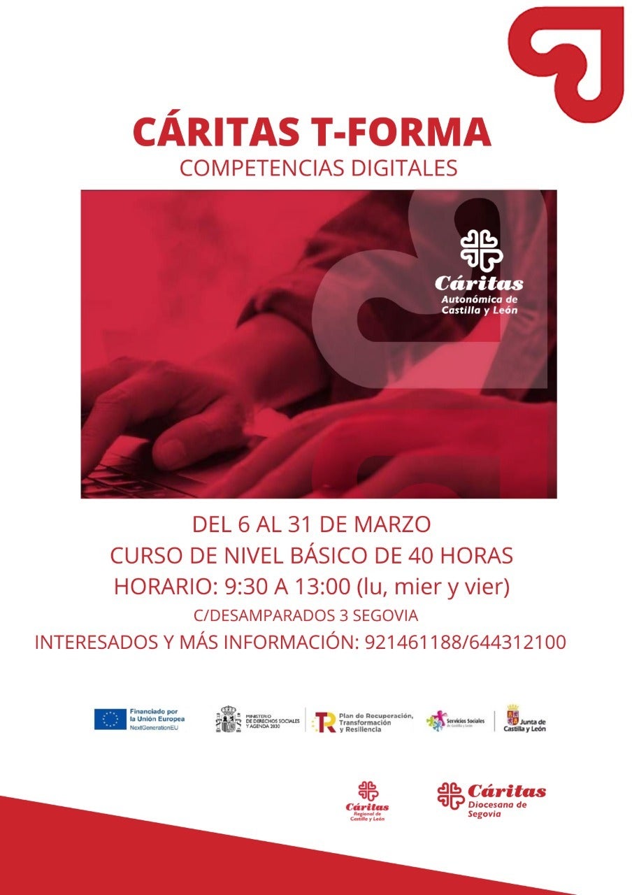 Cáritas desarrolla cursos en competencias digitales Cáritas desarrolla cursos en competencias digitales