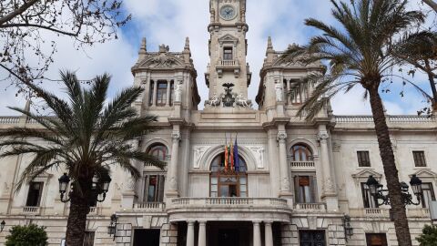 fachada del Ayuntamiento de València