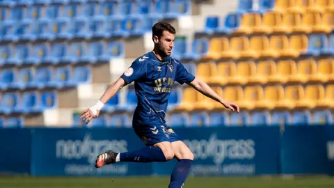 José Cruz, jugador del UCAM Murcia en el Besoccer La Condomina. Febrero 2023 José Cruz, jugador del UCAM Murcia en el Besoccer La Condomina. Febrero 2023