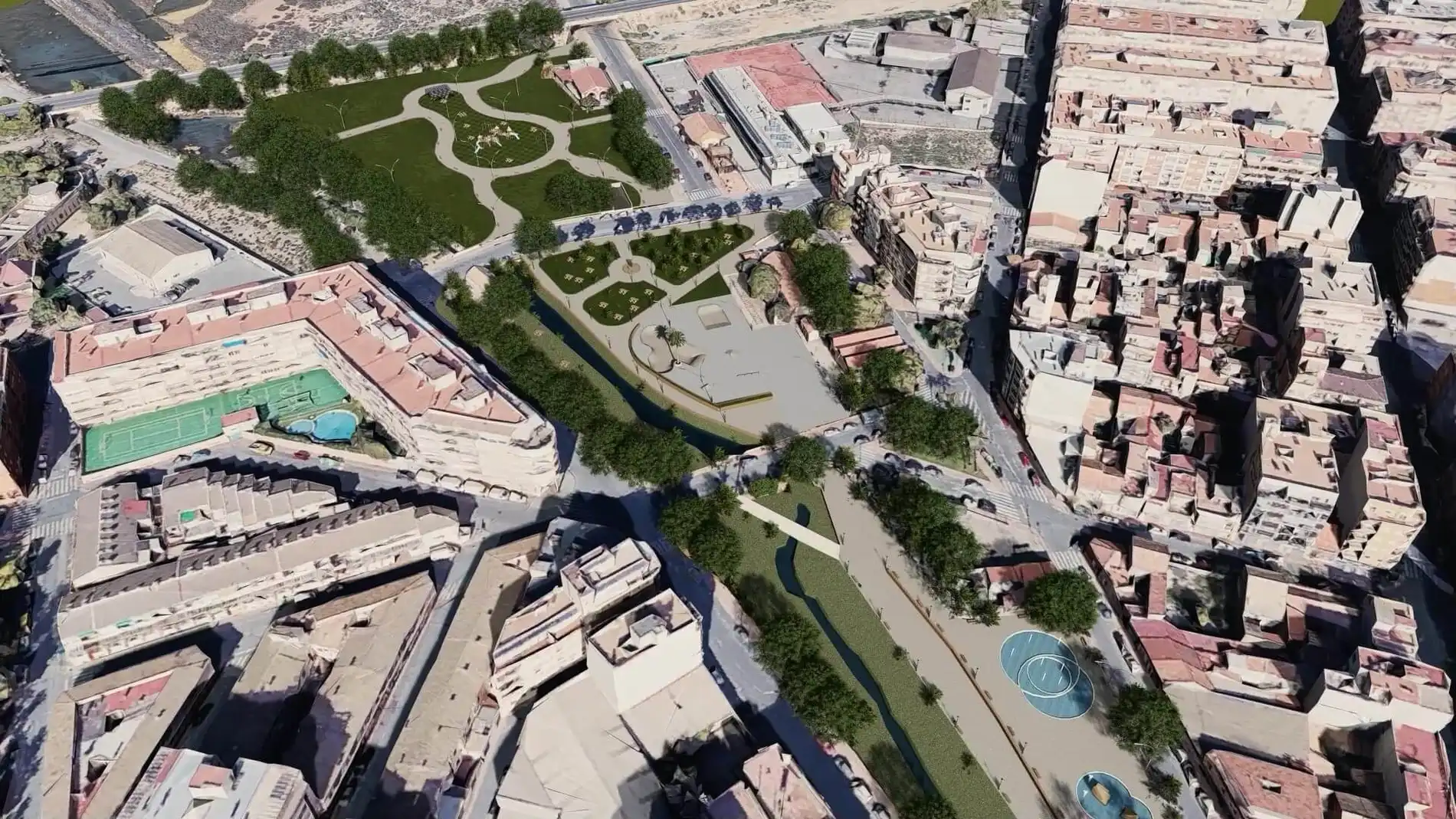 Sueña Torrevieja presenta un proyecto para la remodelación del Parque de la Estación en el Acequión