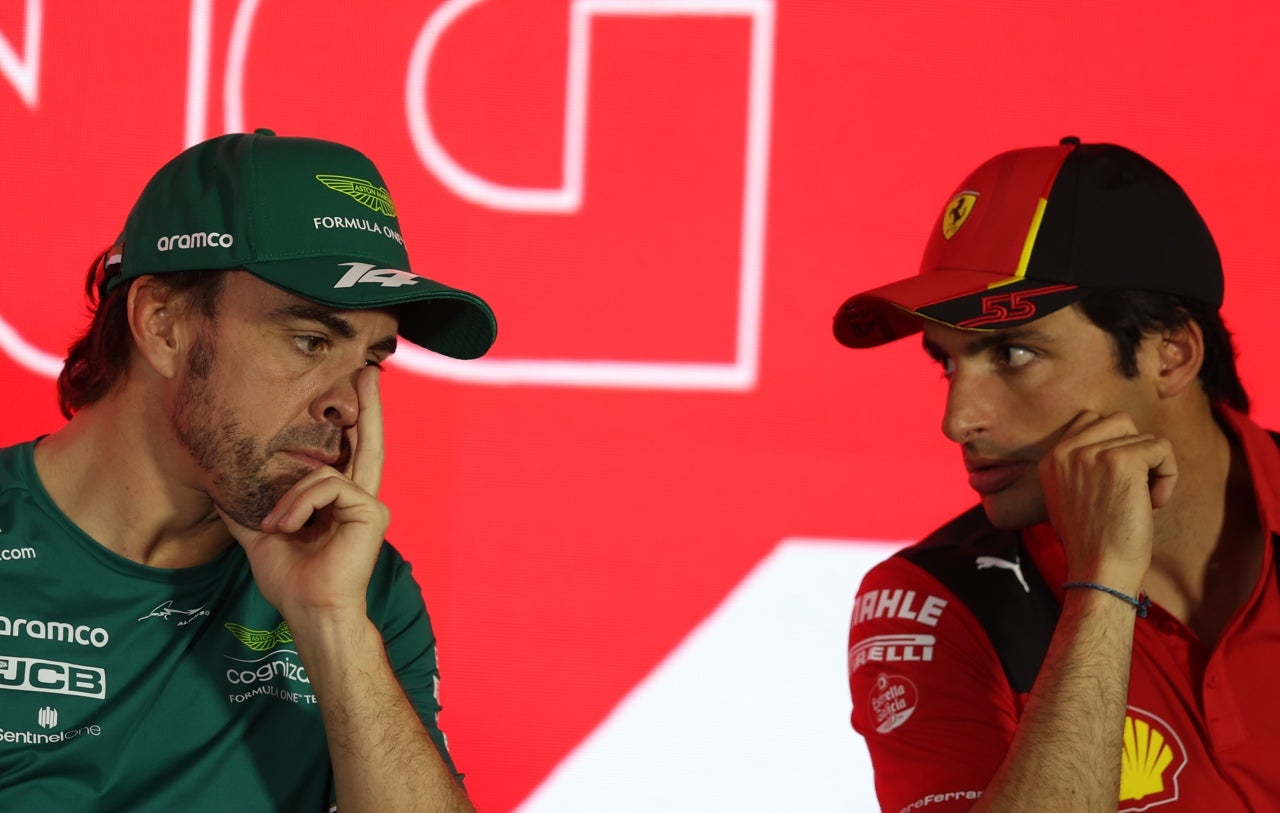 Alonso y Sainz optimistas de cara al Mundial que comienza en Baréin Alonso y Sainz optimistas de cara al Mundial que comienza en Baréin