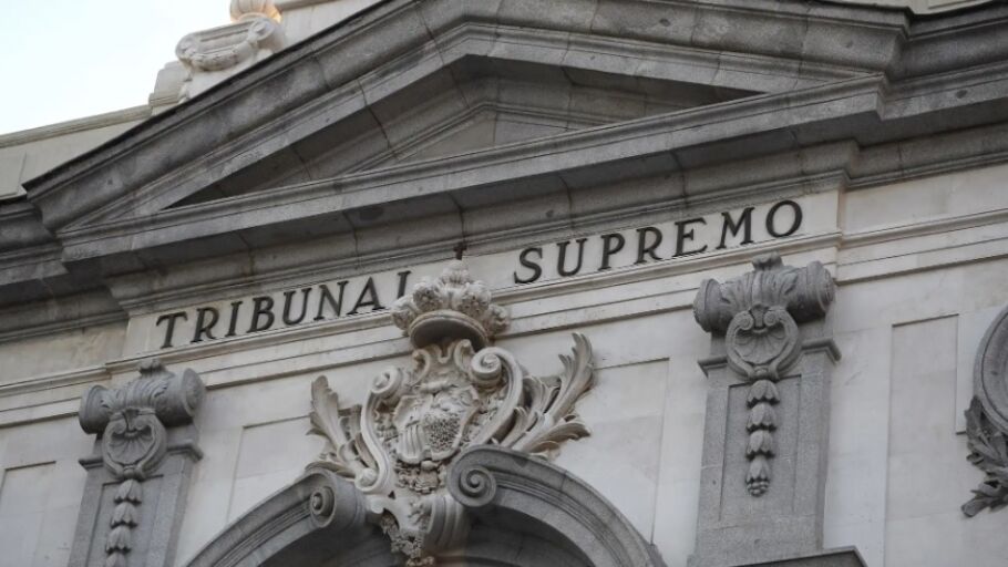 Imagen de archivo de la fachada del Tribunal Supremo.