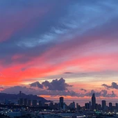 amanecer poco nuboso benidorm marina baixa amanecer poco nuboso benidorm marina baixa