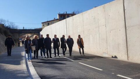 Representantes del Ayuntamiento local y la DGA han visitado la zona.