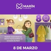 8 de Marzo no concello de Marín