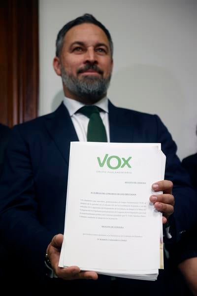 El Congreso tramita este martes la moción de censura de Vox y abre el plazo por si se presentan otras El Congreso tramita este martes la moción de censura de Vox y abre el plazo por si se presentan otras