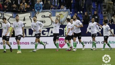 &Iacute;&ntilde;igo Vicente en el M&aacute;laga-Racing de Santander