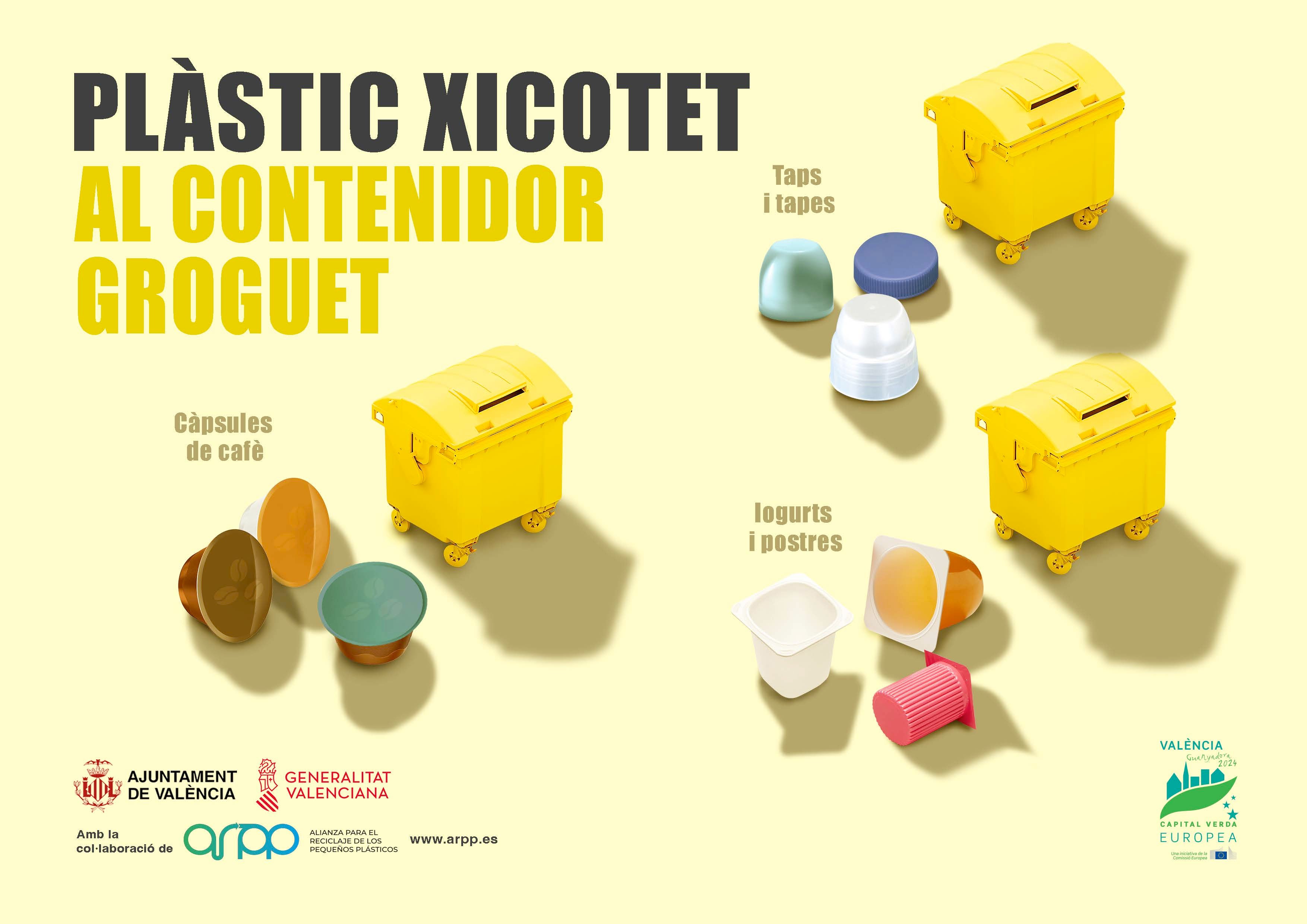 València ya puede reciclar sus tapones, tapas y cápsulas de café de plástico València ya puede reciclar sus tapones, tapas y cápsulas de café de plástico