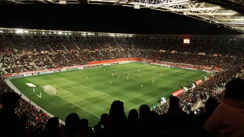 Récord en las gradas del Enrique Roca Nueva Condomina con 27.831 espectadores para presenciar el Real Murcia - Barcelona Athlètic Récord en las gradas del Enrique Roca Nueva Condomina con 27.831 espectadores para presenciar el Real Murcia - Barcelona Athlètic