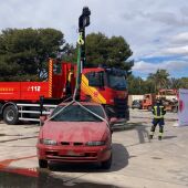 Nueva autogrúa de los bomberos del SPEIS de Alicante
