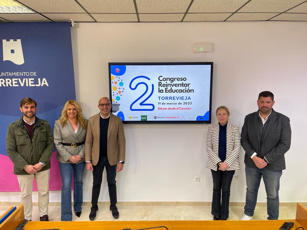Torrevieja celebra el 11 de marzo el II Congreso "Reinventar la educación" en el Auditorio Torrevieja celebra el 11 de marzo el II Congreso "Reinventar la educación" en el Auditorio