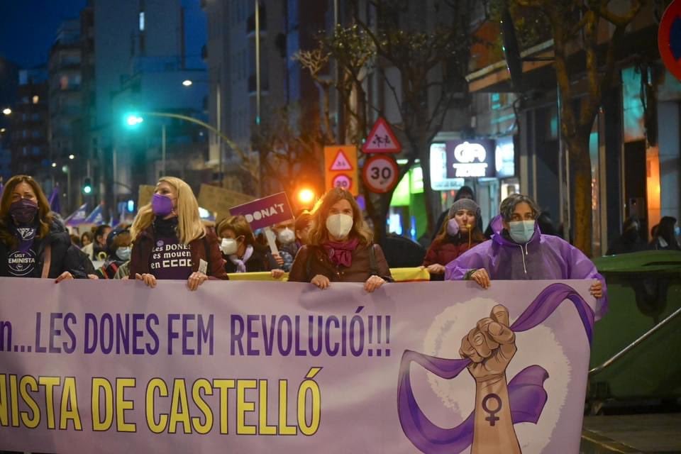 8M en Castelló: Horario y recorrido de las manifestaciones por el Día de la Mujer 8M en Castelló: Horario y recorrido de las manifestaciones por el Día de la Mujer