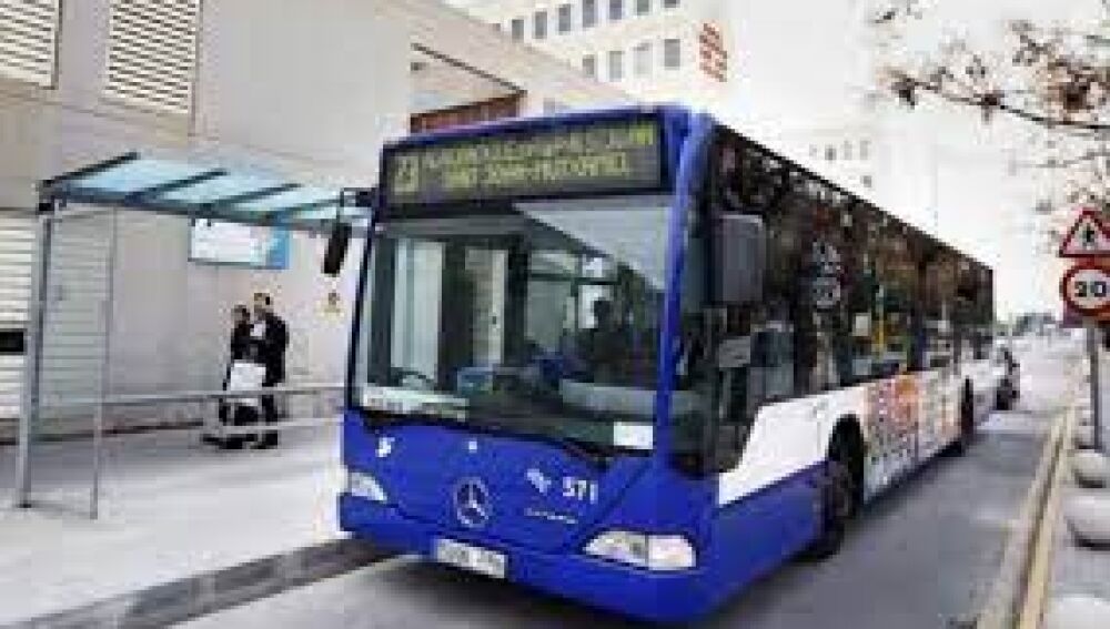 Uno de los autobuses de Mutxamel 