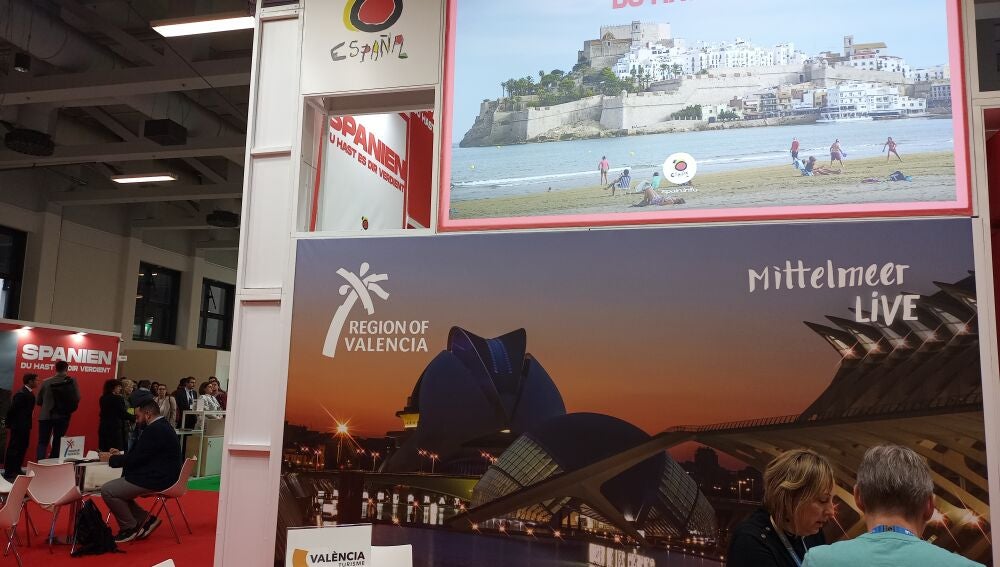 Espacio de la Comunitat Valenciana en el stand de España