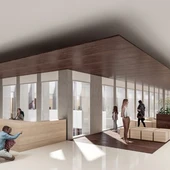 Imagen virtual del interior del futuro nuevo edificio del Hospital de Sagunto Imagen virtual del interior del futuro nuevo edificio del Hospital de Sagunto