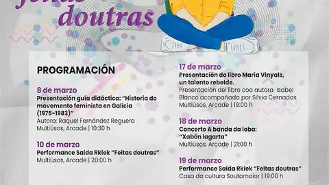 Programación 8M concello de Soutomaior Concello de Soutomaior